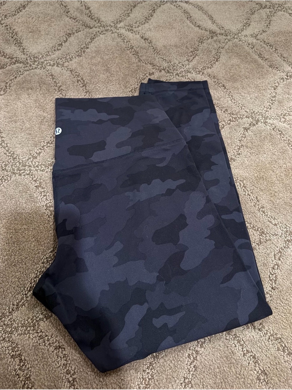 lululemon athletica Black Charcoal Camo High-Rise Leggings